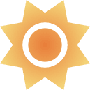 HVAC maintenance spring cooling season icon.