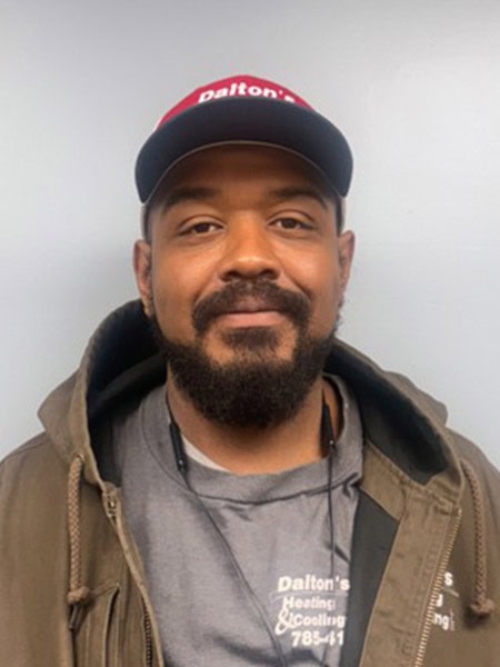 Dalton's Heating and Cooling employee; Dallas A. - Lead Installer.